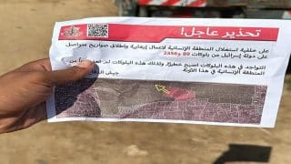 طائرات الاحتلال تلقي منشورات لإخلاء جزء من المواصي في خان يونس وسط تفاقم الأوضاع الإنسانية