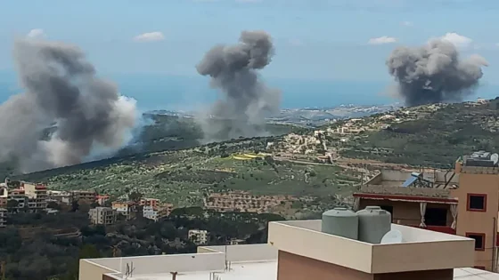 تواصل القصف الإسرائيلي على مناطق متفرقة في لبنان