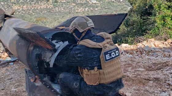 الشرطة تتعامل مع 6 شظايا صاروخية غرب الخليل