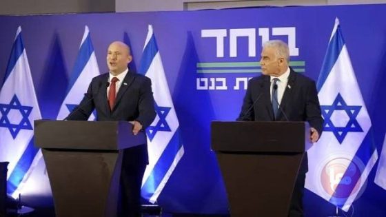 زعيم المعارضة وبينيت يتّحدان لخوض الانتخابات الاسرائيلية المقبلة
