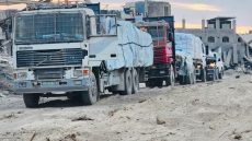 بكل حزم وقانون.. لجنة الطوارئ الحكومية في غزة تشدد رقابتها على شاحنات المساعدات والتجارة