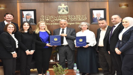 برهم يُطلع وزيرا بريطانيا على واقع التعليم في فلسطين