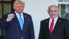قبيل اجتماع الكابنيت نتنياهو أجرى مكالمة مع ترامب
