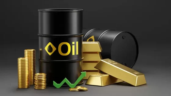 أسعار الذهب ترتفع والنفط يتراجع عالميا