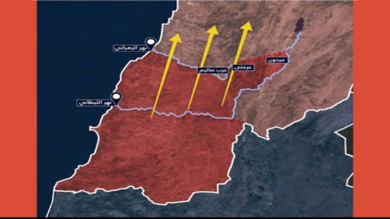 جيش الاحتلال ينذر اللبنانيين بعدم التوجه إلى جنوب نهر الزهراني