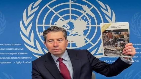 فليتشر يدعو إلى زيادة المساعدات يحذر من تدهور الوضع الإنساني في غزة ويدعو إلى زيادة المساعدات