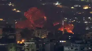 الضاحية الجنوبية لبيروت يقصفها الاحتلال