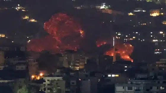 الضاحية الجنوبية لبيروت يقصفها الاحتلال