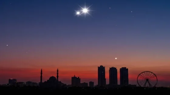 حدث فلكي بديع.. لقاء ظاهري يجمع الزهرة والمشتري في السماء مساء الإثنين والثلاثاء