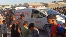 شهيدان وعدد من الإصابات في استهداف إسرائيلي لدراجة غربي خان يونس